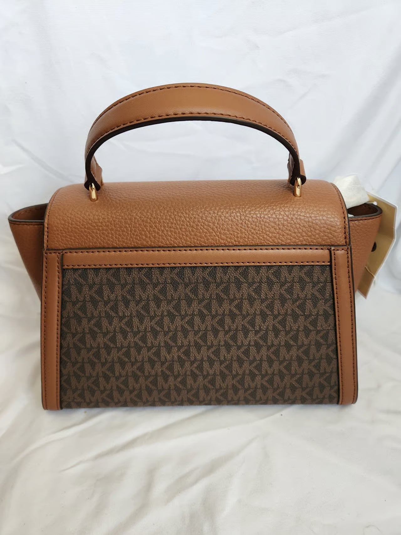 Michael Kors MD Flap Whitney Satchel BROWN