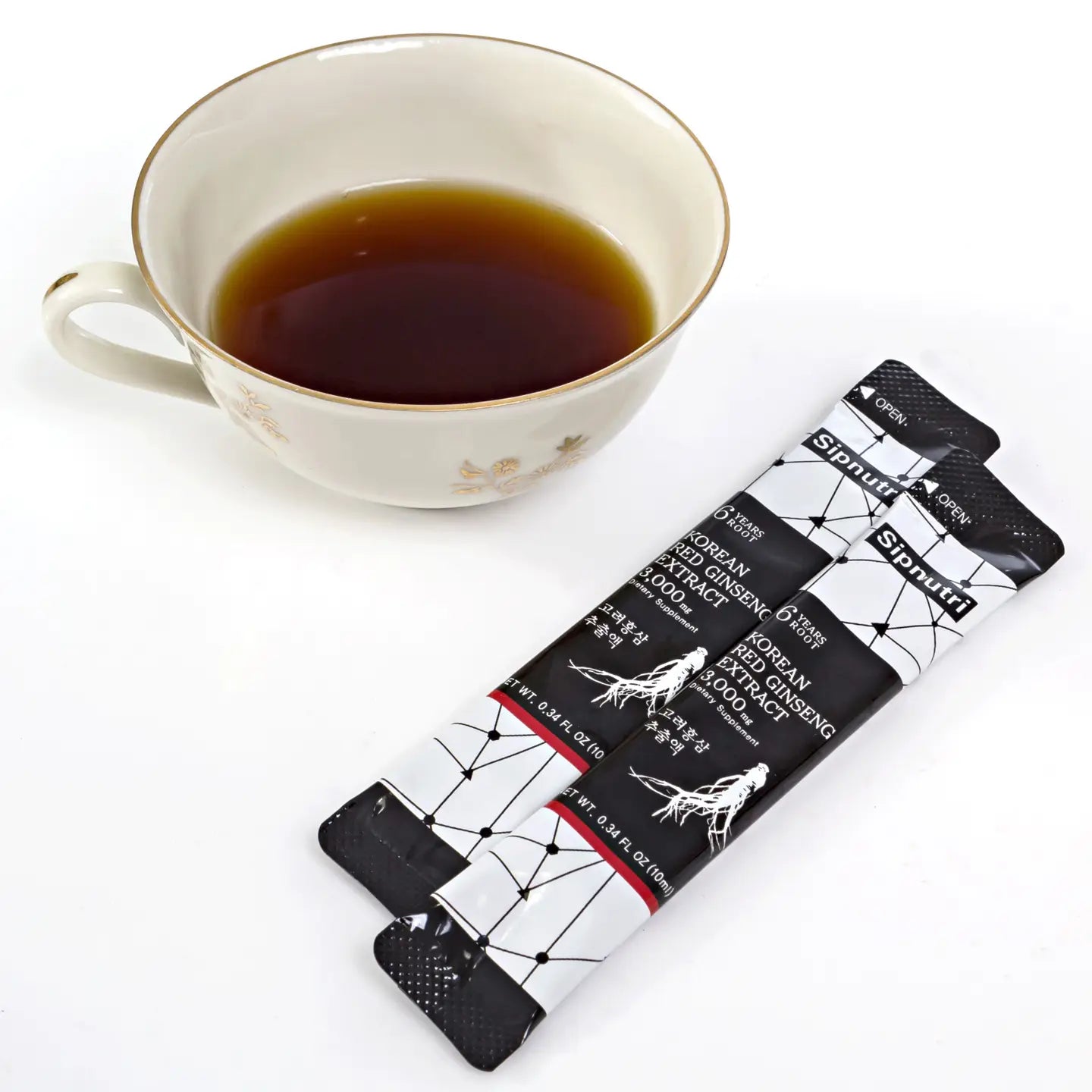 Korean Panax Ginseng Drink,3000mg Panax Ginseng Extract