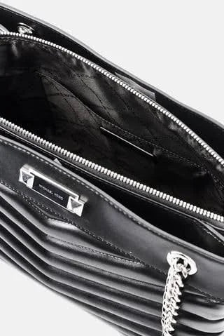 Michael Kors Whitney MD Chain Shoulder Tote BLACK