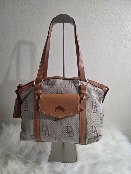 Dooney & Bourke Signature Jacquard Pocket Satchel