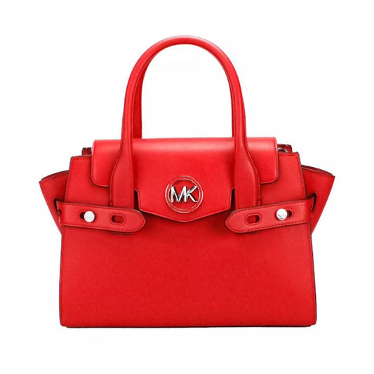 Michael Kors Womens Carmen Colorblock Medium Flap Satchel