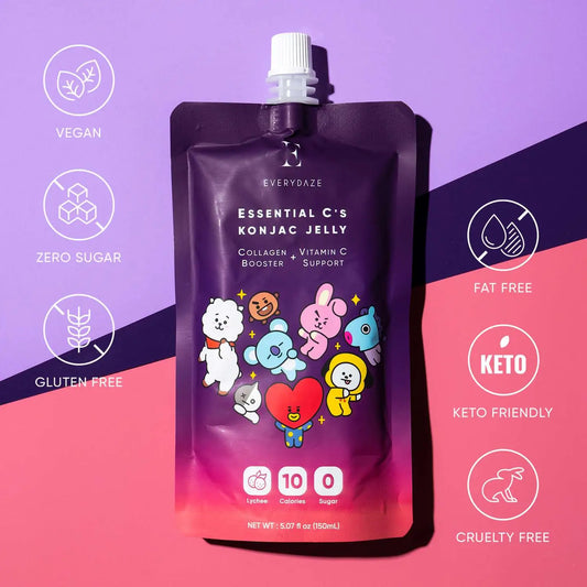 EVERYDAZE with BT21: Essential C’S Konjac Jelly – Lychee