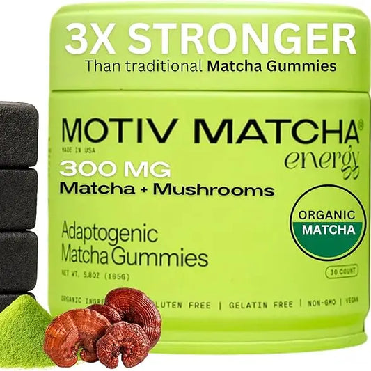 Matcha Energy Gummy | Focus + Adaptogen Blend