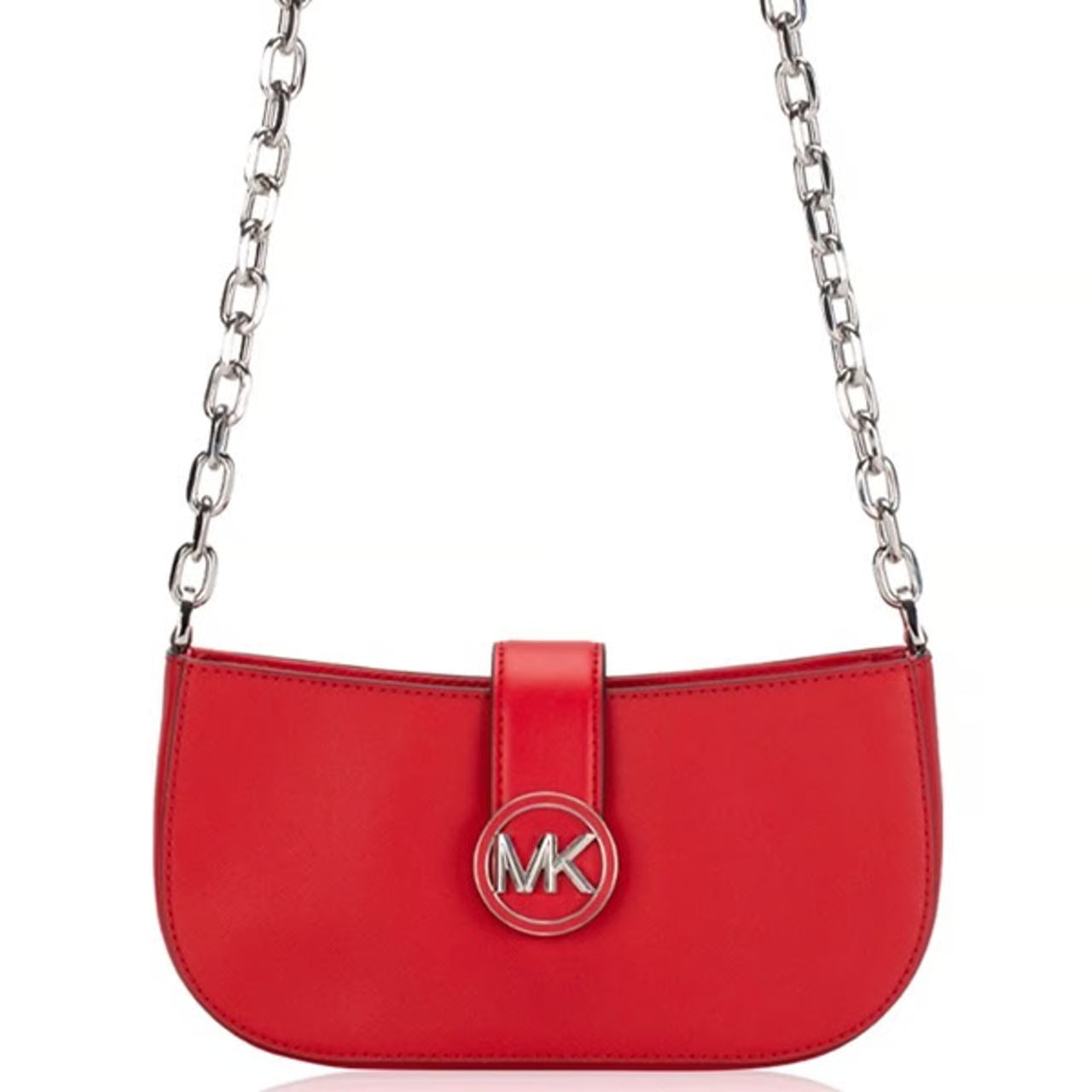 Michael Kor Carmen Pouchette Bag Bright Red