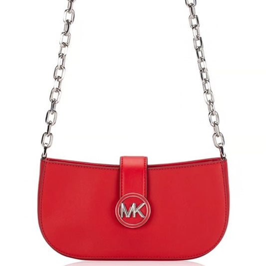 Michael Kor Carmen Pouchette Bag Bright Red