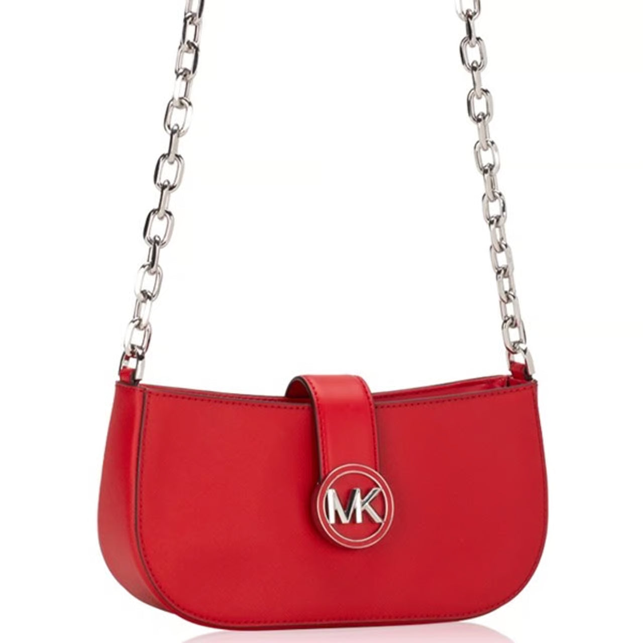 Michael Kor Carmen Pouchette Bag Bright Red