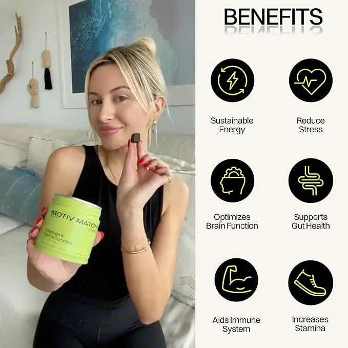 Matcha Energy Gummy | Focus + Adaptogen Blend