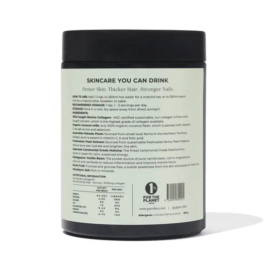 Marine Collagen Superpowder (Ceremonial Grade Matcha)