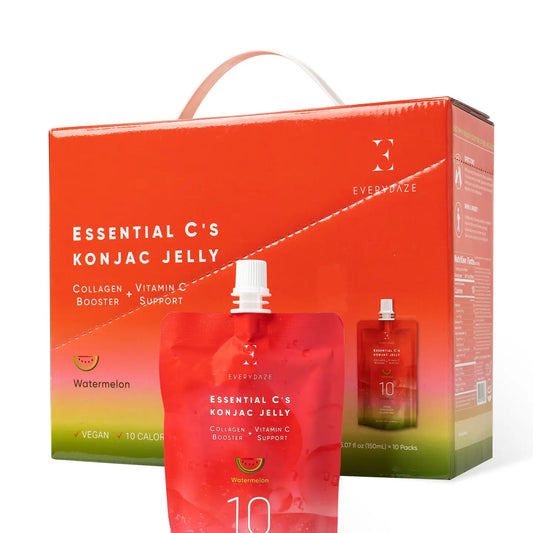 Essential C's Konjac Jelly - Watermelon - Box of 10 Packs