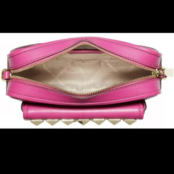 Michael Michael Kors Bradshaw Wild Berry MD Pocket Camera Crossbody